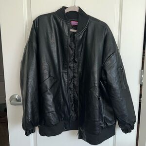 NWT edikted leather jacket